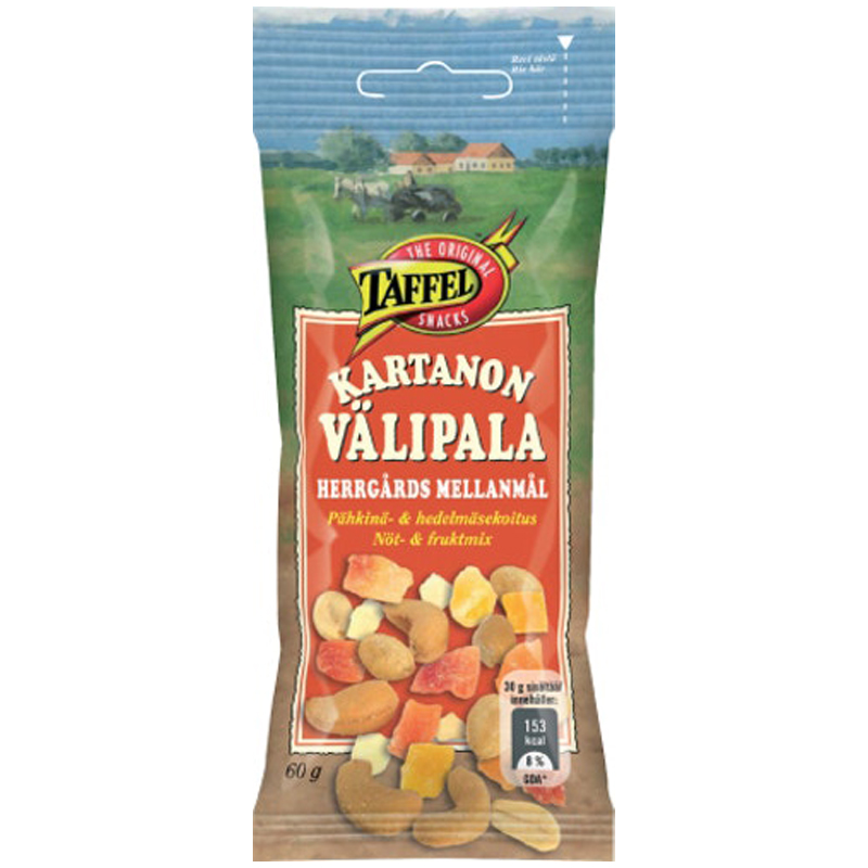 Pähkinä- & Hedelmäsekoitus 60g - 20% alennus