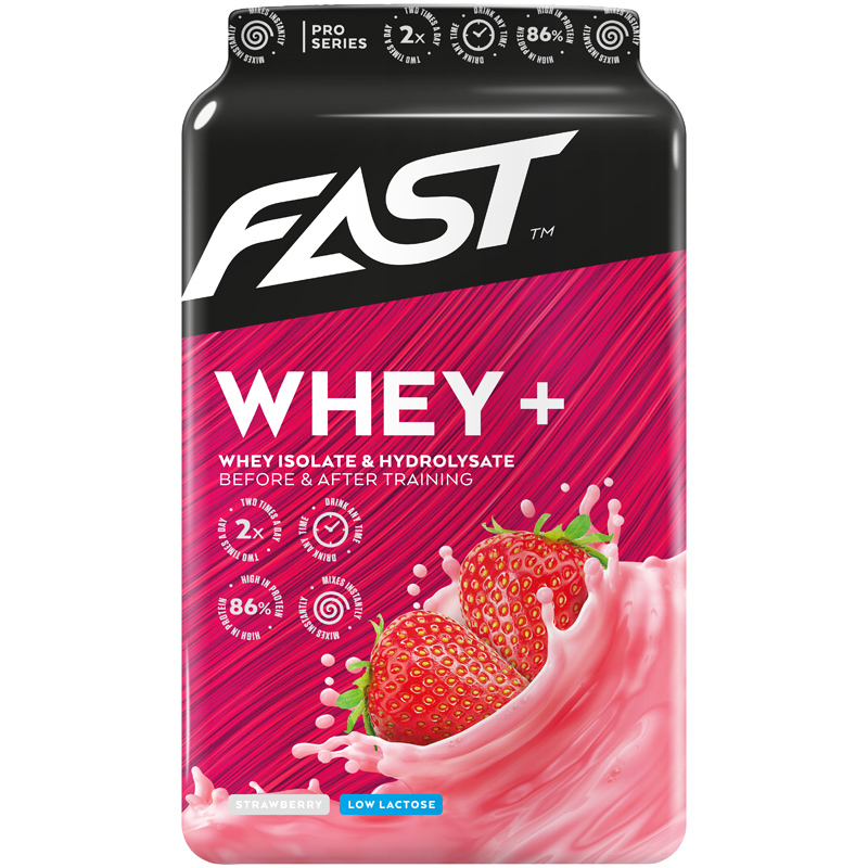 Proteiinijauhe "Whey +" Mansikka 600g - 84% alennus