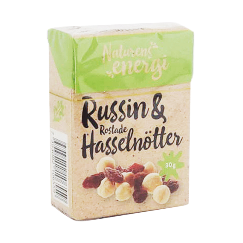 Rusinat & Hasselpähkinät 30g - 17% alennus