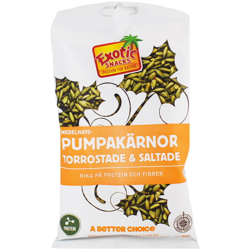 Kurpitsansiemenet 80g - 45% alennus