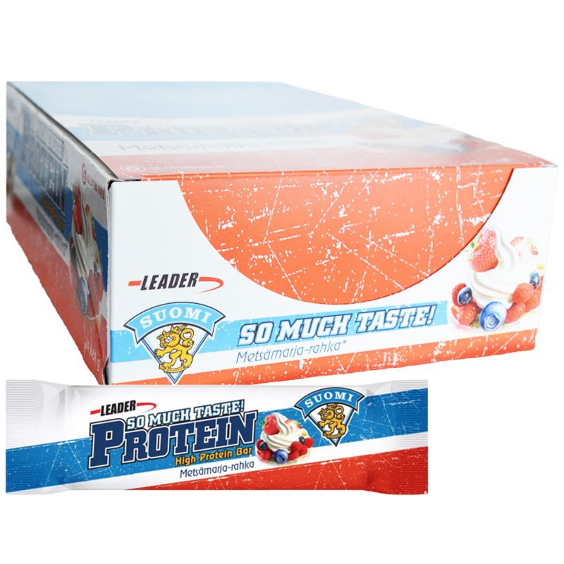 Laatikollinen proteiinipatukoita "Forest Berries" 24 x 61 g - 67% alennus