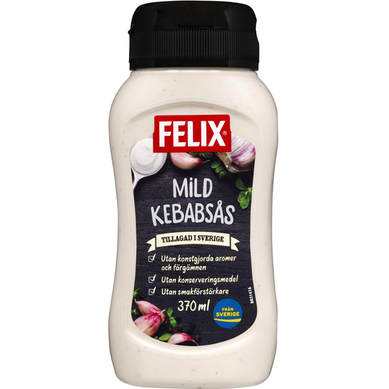 Kebabkastike Mieto 370 ml - 35% alennus