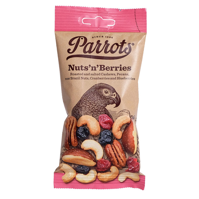 Pähkinäsekoitus "Nut's n' Berries" 55g - 75% alennus