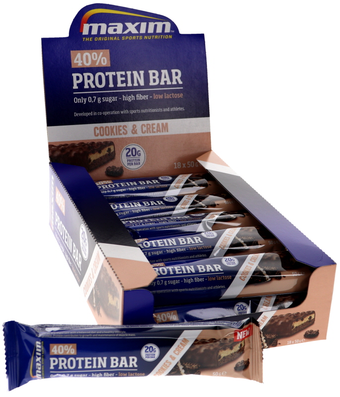 Proteiinipatukat Cookies & Cream 18kpl - 40% alennus