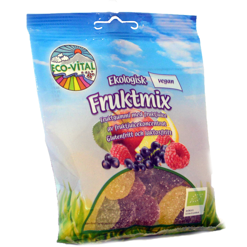 Luomumakeiset Hedelmäsekoitus 90g - 28% alennus