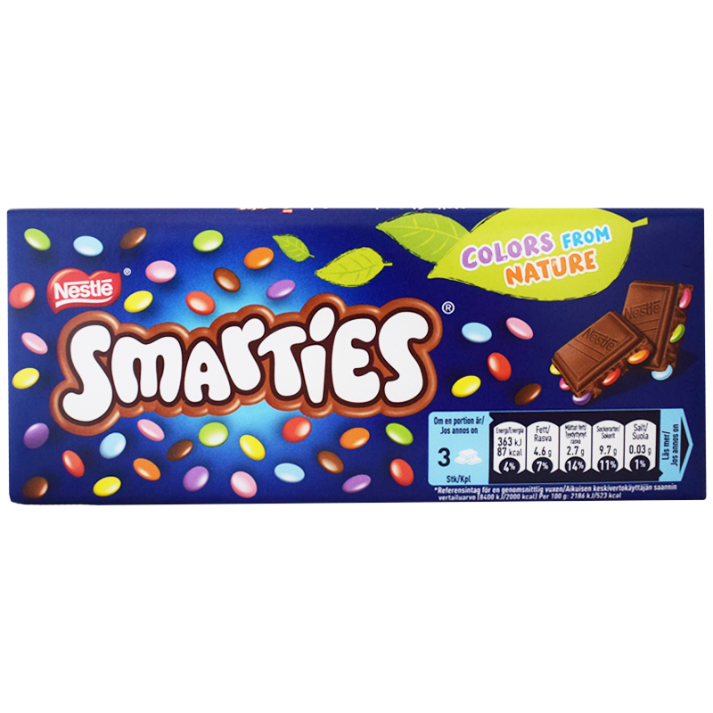 Smarties Suklaalevy - 36% alennus