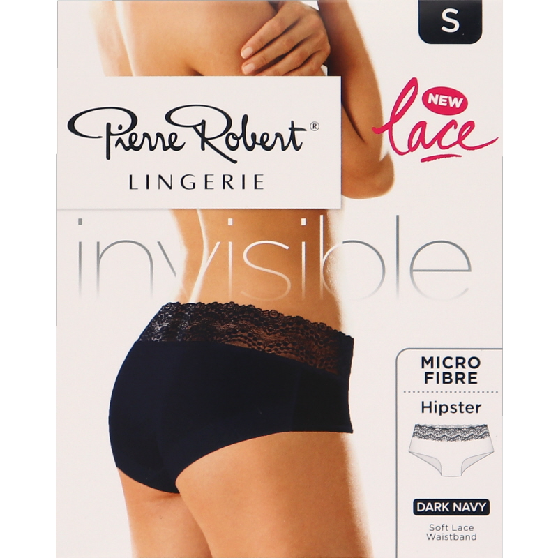 Invisible Micro Hipster Navy Lace Alushousut Koko S - 77% alennus