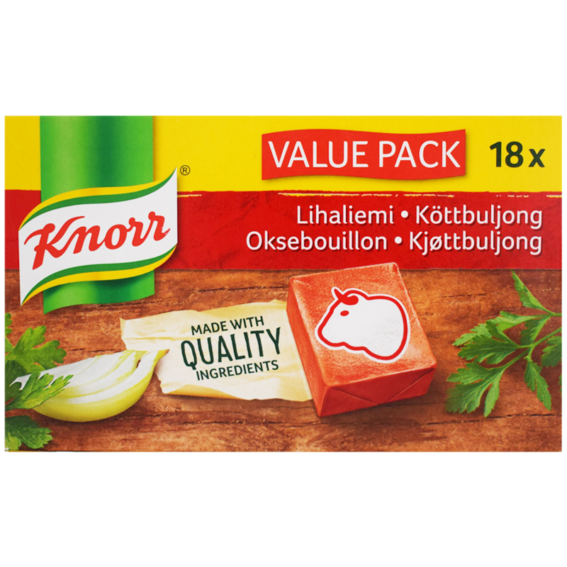 Lihaliemikuutiot 18kpl - 22% alennus