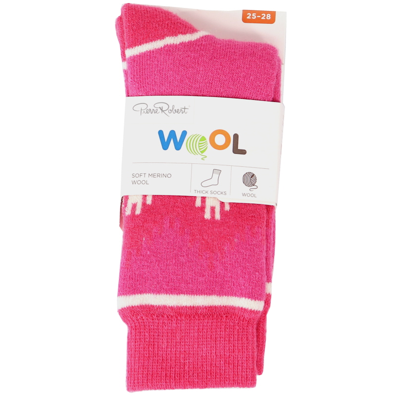 Lasten Villasukat Pink, Koko 25-28 - 81% alennus