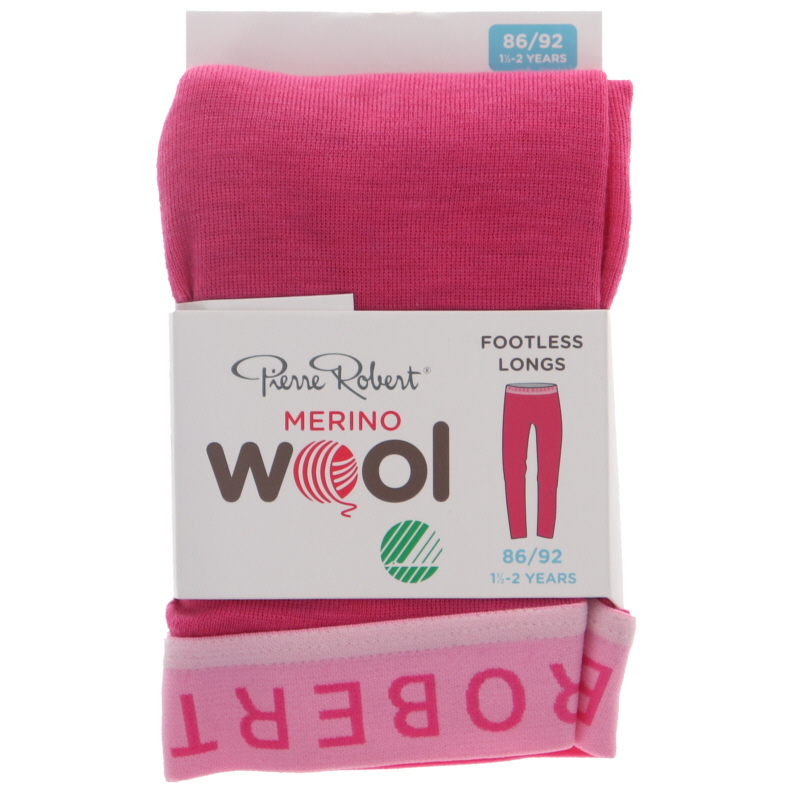 Merinovillapitkikset Lapset, 86-92 Pink - 52% alennus