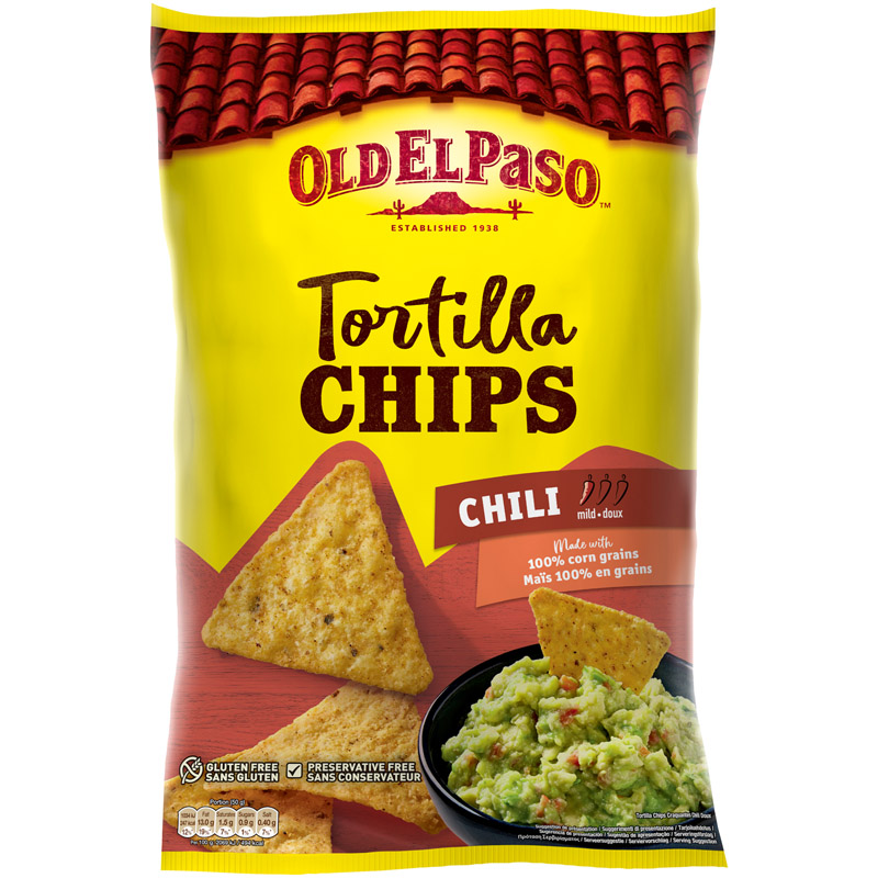 Tortillasipsit Chili - 21% alennus