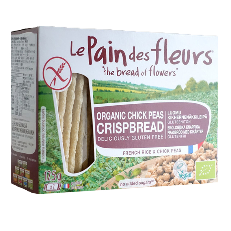 Luomu Kikhernenäkkileipä 125g - 66% alennus