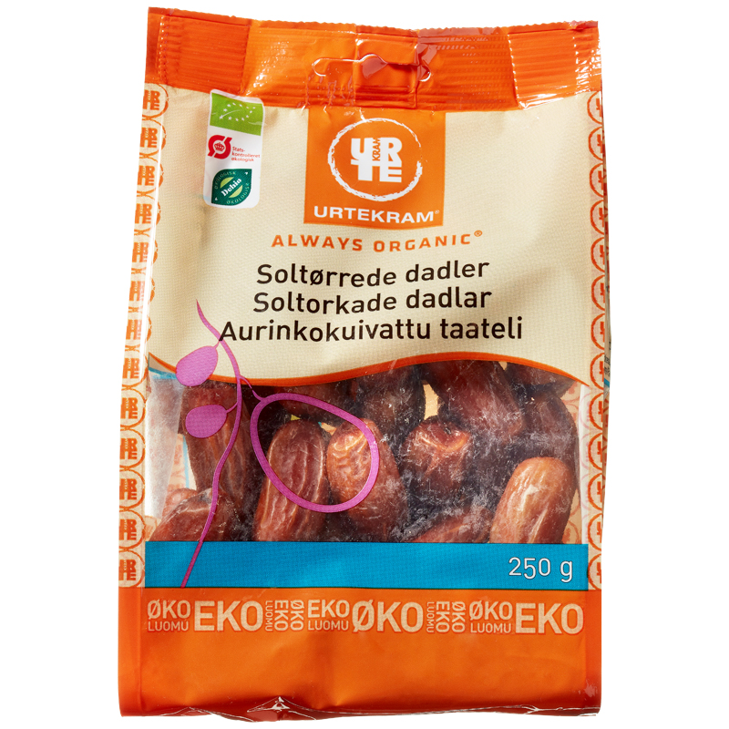 Luomu Aurinkokuivattuja Taateleita 250g - 40% alennus