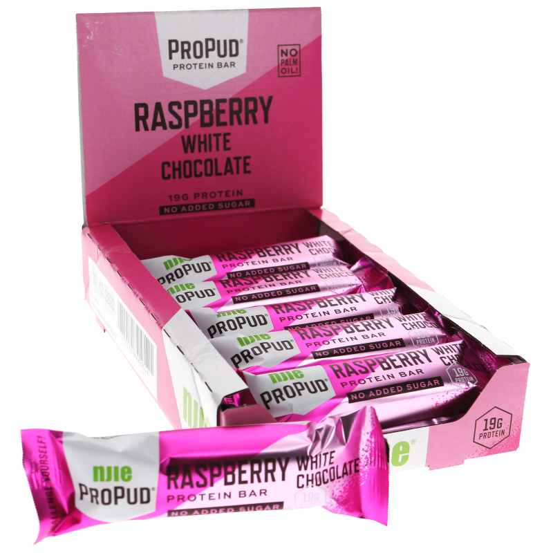 Proteiinipatukat Raspberry White Chocolate - 44% alennus