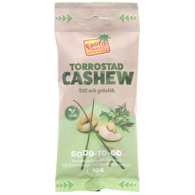 Luomu Cashewpähkinät Tilli & Ruohosipuli - 25% alennus