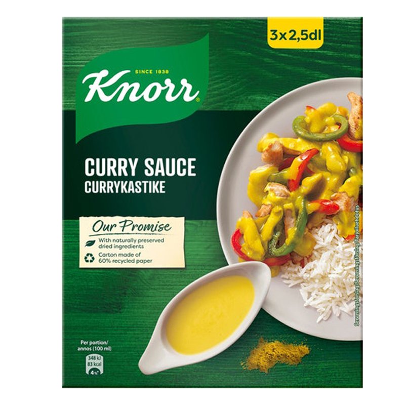 Kastikeaines Currykastike - 40% alennus