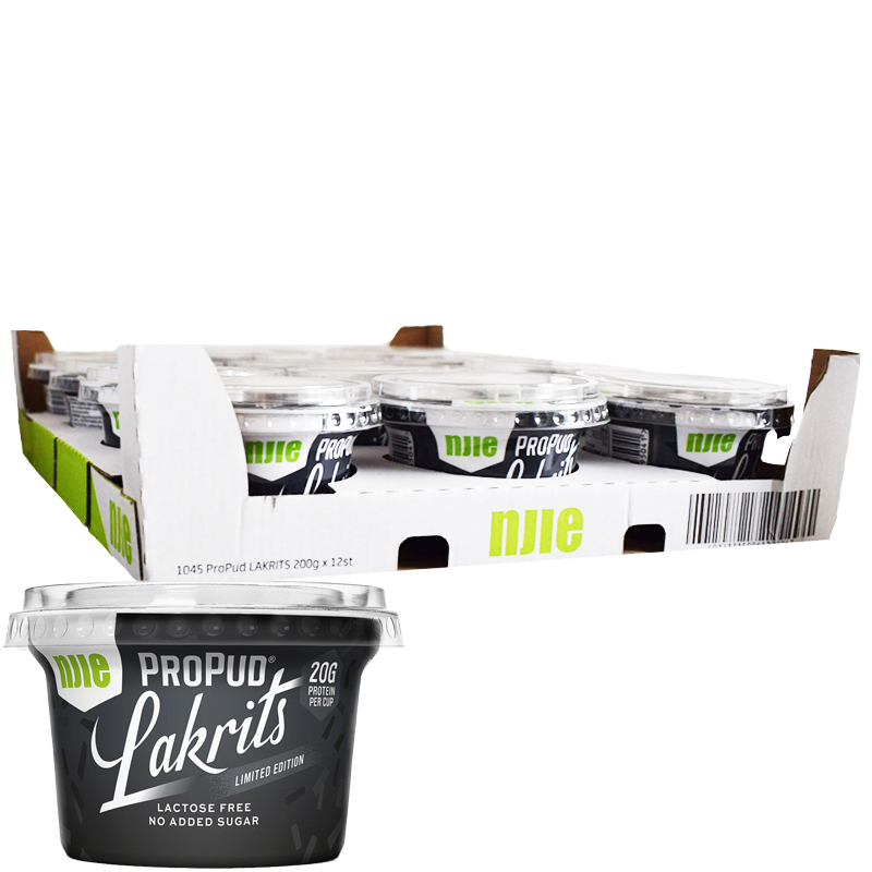 Proteiinivanukas Lakritsi 12x200g - 54% alennus