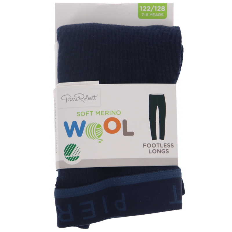 Merinovillapitkikset lapset, koko 122-128 navy - 52% alennus