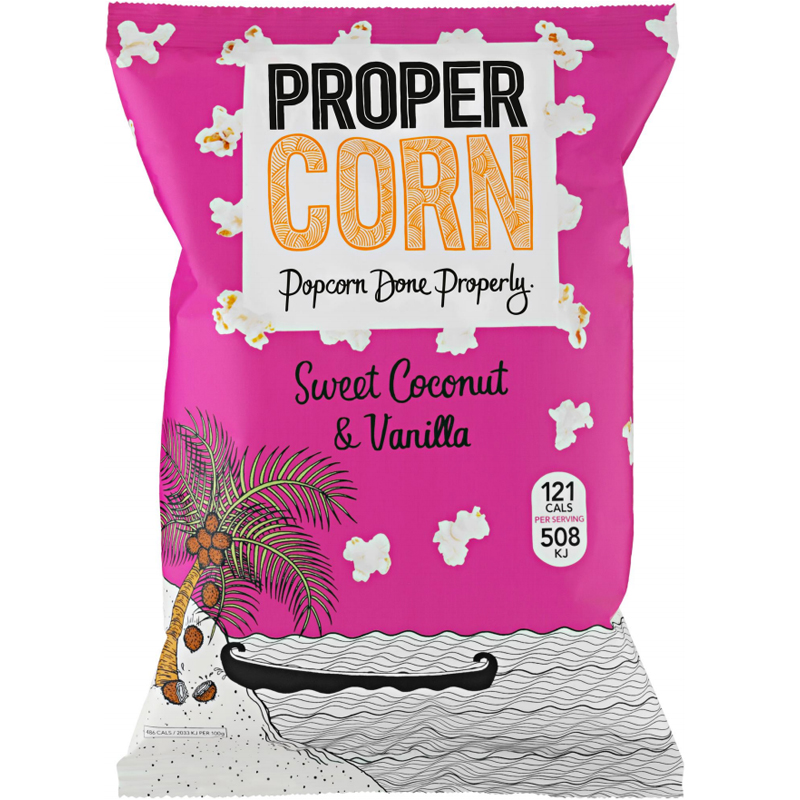 Popcorn - Coconut & Vanilla - 78% alennus