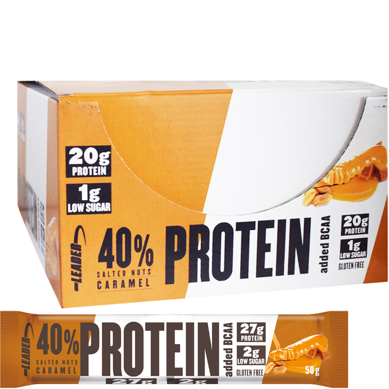 Laatikollinen Proteiinipatukoita "Salted Nuts Caramel" 24 x 50g - 74% alennus