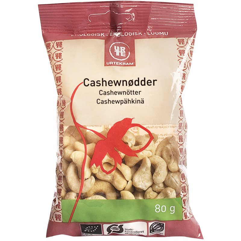 Luomu Cashewpähkinöitä 80g - 33% alennus