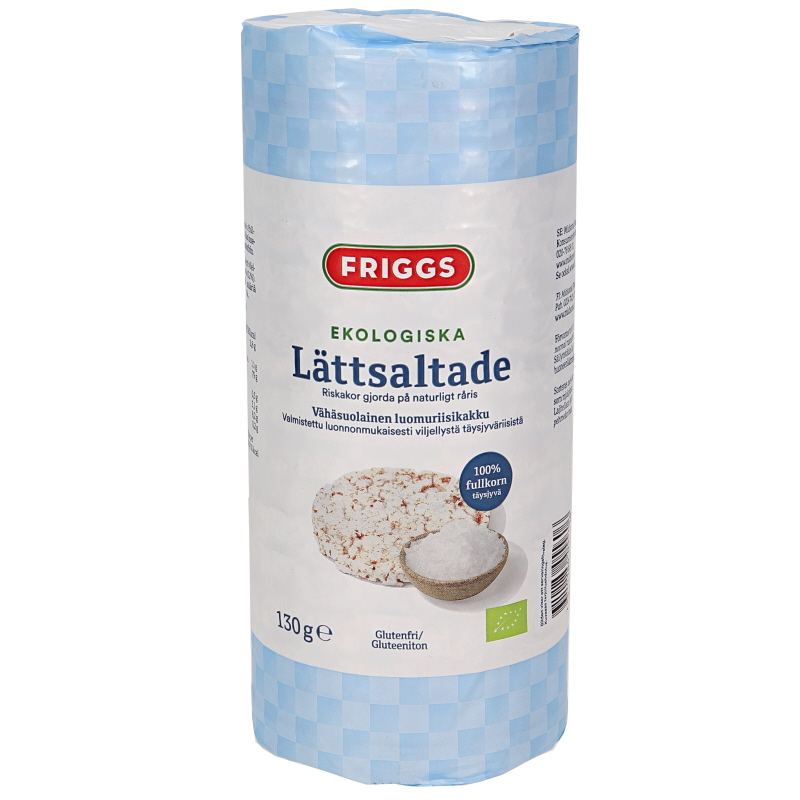Luomu Riisikakut Vähäsuolainen - 20% alennus