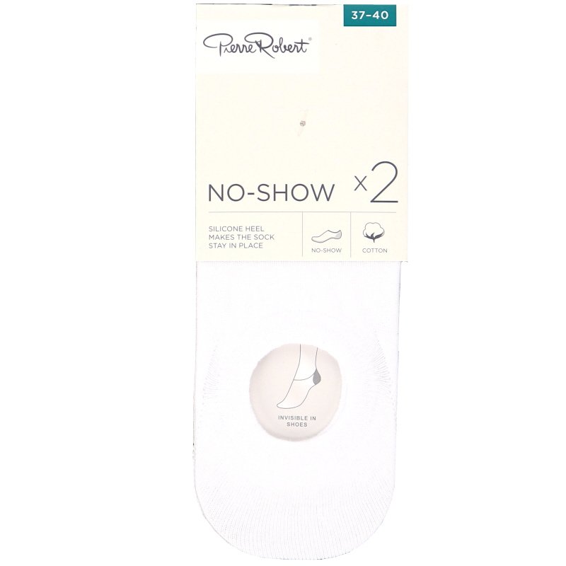 Varrettomat Valkoiset No Show Sukat 37-40 - 75% alennus