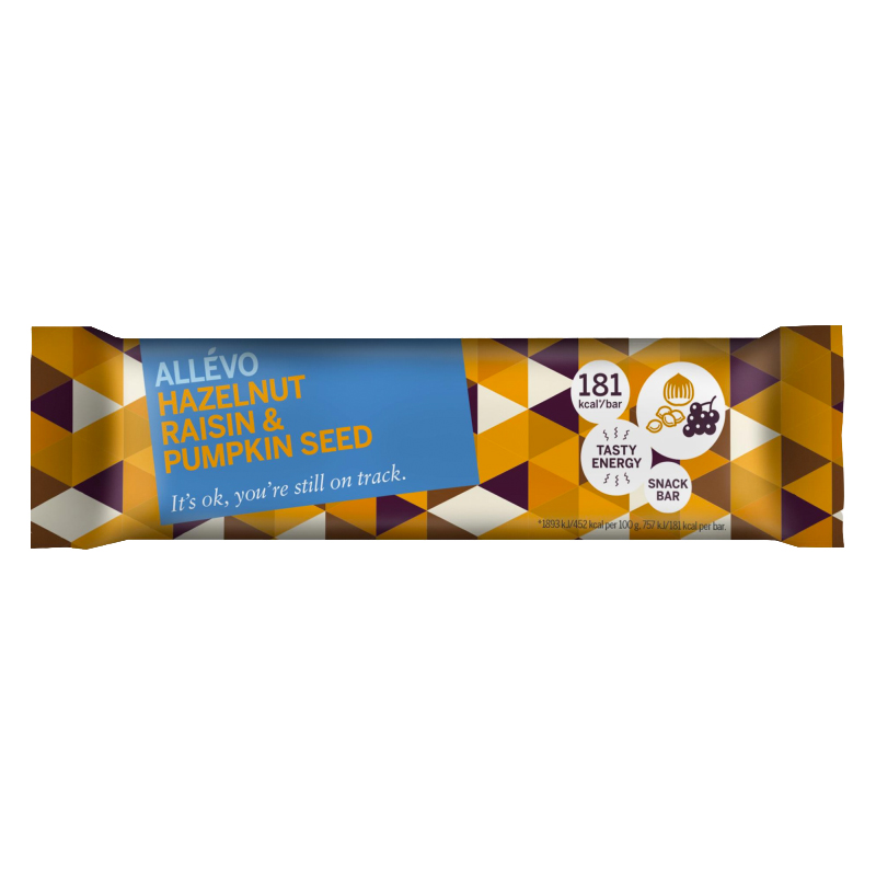 Snackbar "Hazelnut & Raisin" 40g - 60% alennus