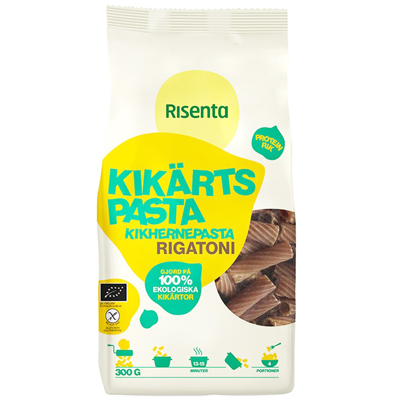 Kikhernepasta "Rigatoni" gluteeniton 300 g - 72% alennus
