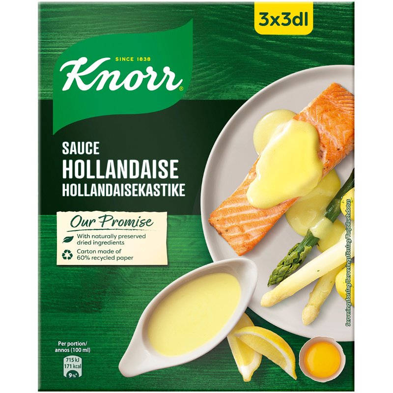 Hollandaisekastike 3x3dl - 23% alennus
