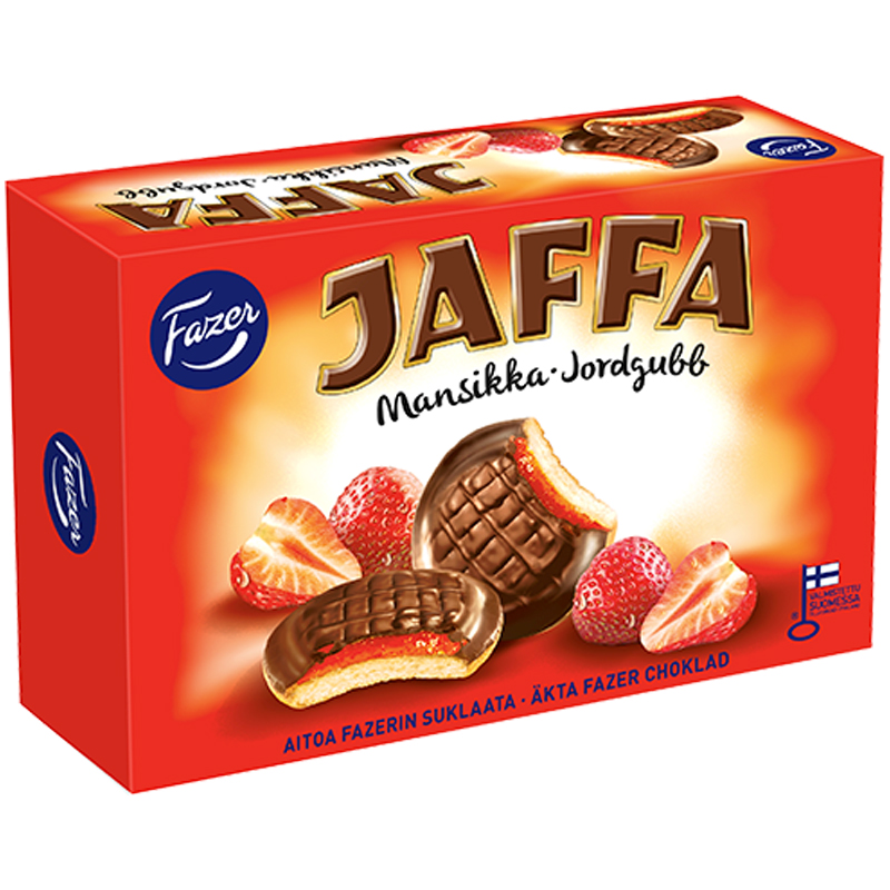 Jaffa Mansikka Täytekeksi - 17% alennus