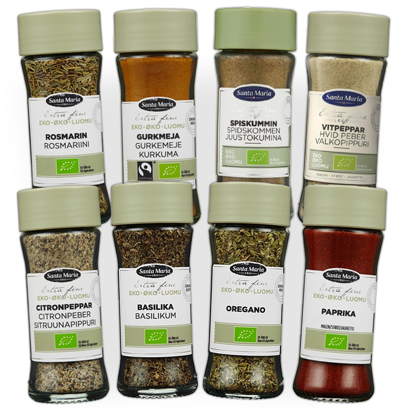 Luomumausteet 8kpl - 65% alennus