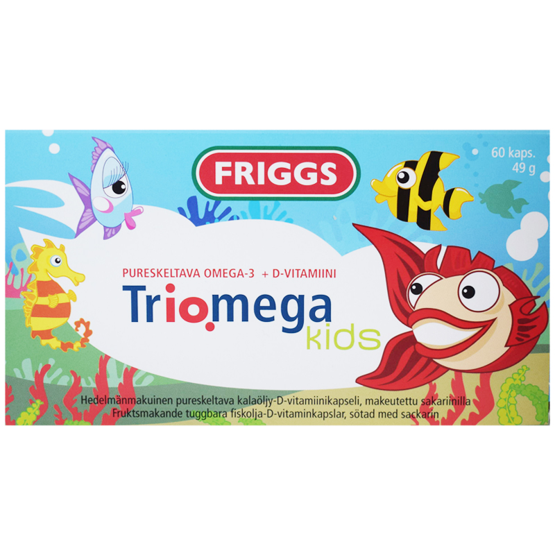 Ravintolisä "Triomega Kids" 49g - 78% alennus