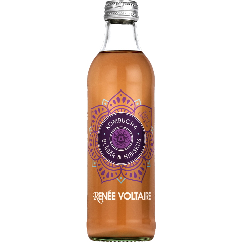 Luomu Kombucha "Mustikka & Hibiskus" 275ml - 33% alennus