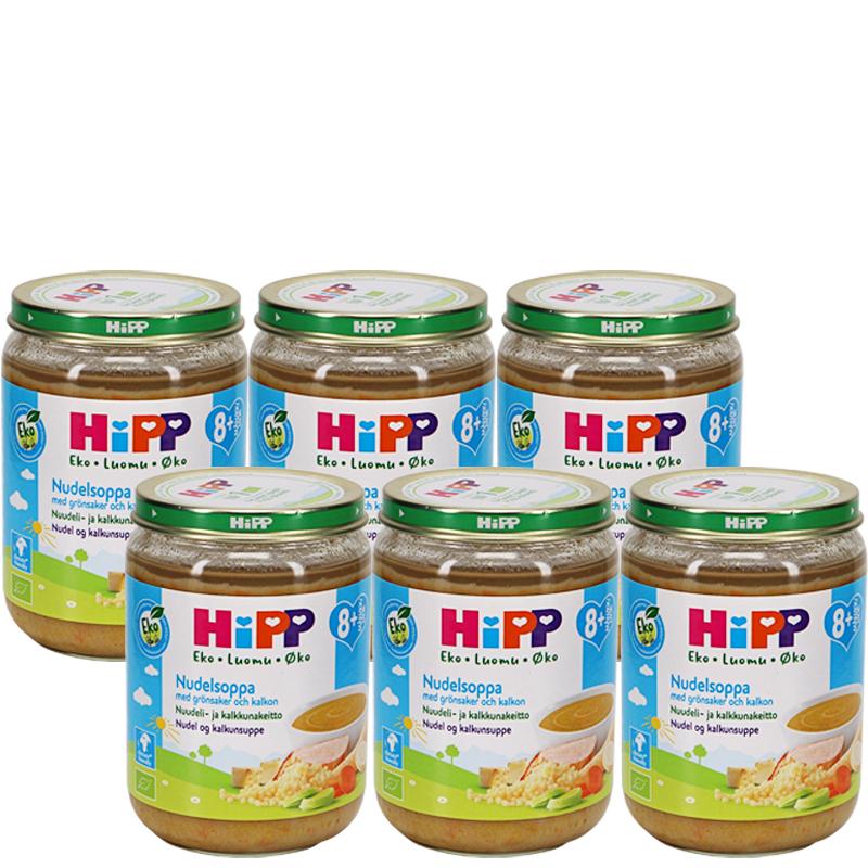 Lastenruoka Nuudeli & Kalkkunakeitto 6kpl - 60% alennus