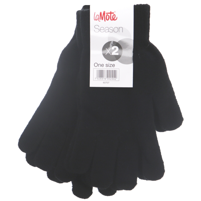 Sormikkaat Musta One Size - 50% alennus