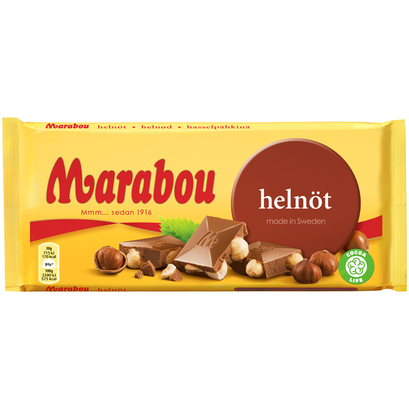 Suklaalevy Hasselpähkinä - 25% alennus