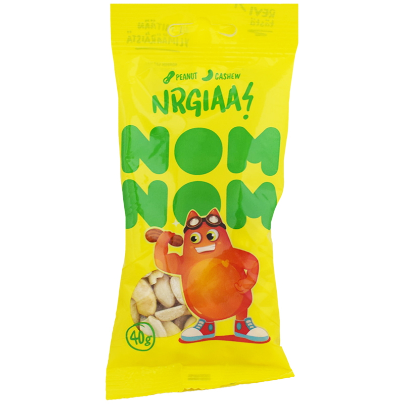 Maapähkinät & Cashewpähkinät 40g - 32% alennus