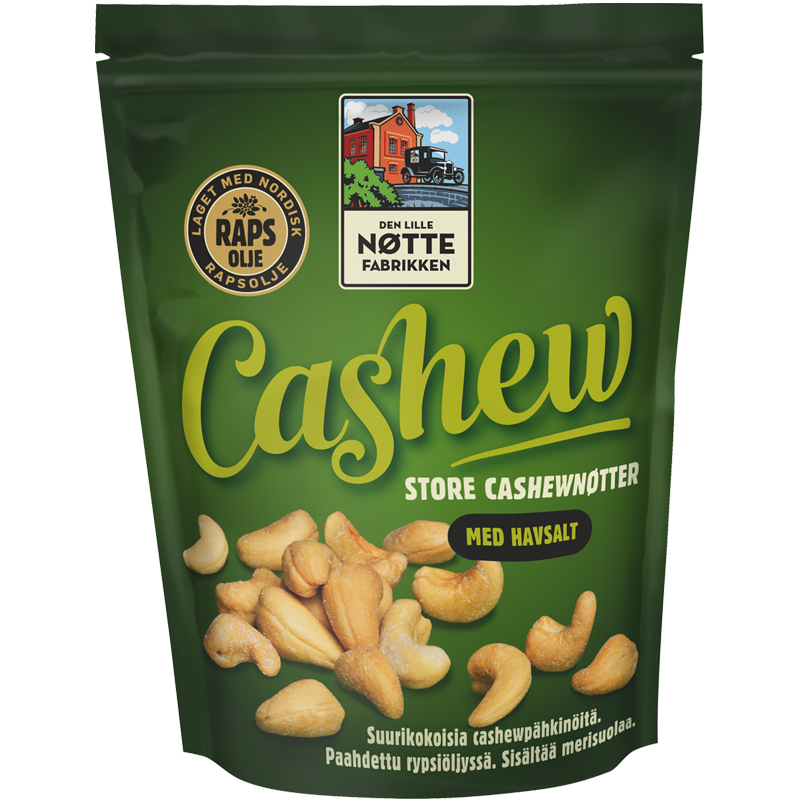 Cashewpähkinät Merisuola - 40% alennus