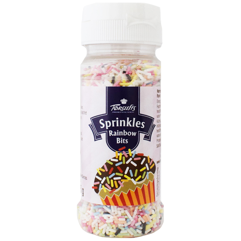 Koristerakeet "Rainbow Bits" 75g - 29% alennus
