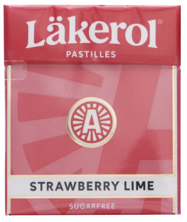 Läkerol Mansikka & Lime - 25% alennus
