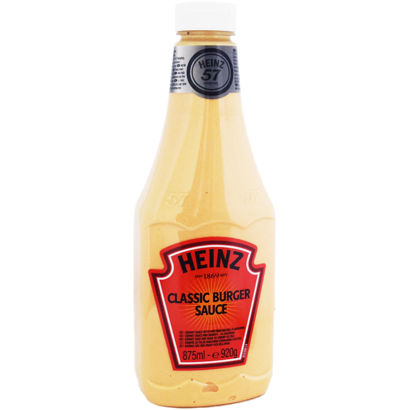 Hampurilaiskastike 875 ml - 61% alennus