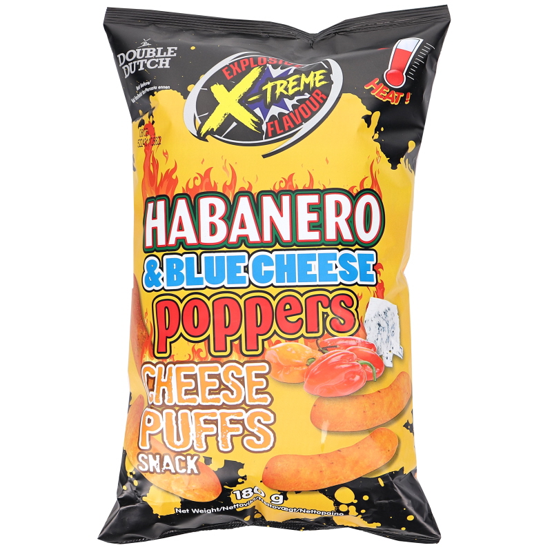 Juustonaksut Habanero & Blue Cheese - 66% alennus