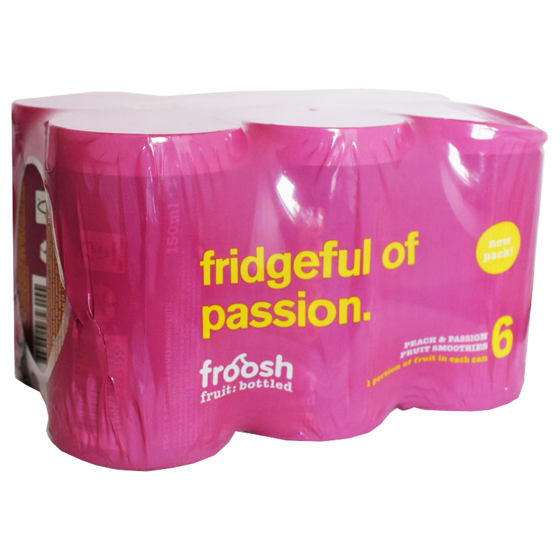 Smoothie Persikka ja Passionhedelmä 6 x 150ml - 29% alennus