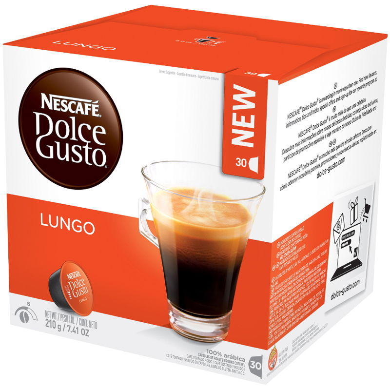 Kahvikapselit "Lungo" 30kpl - 42% alennus