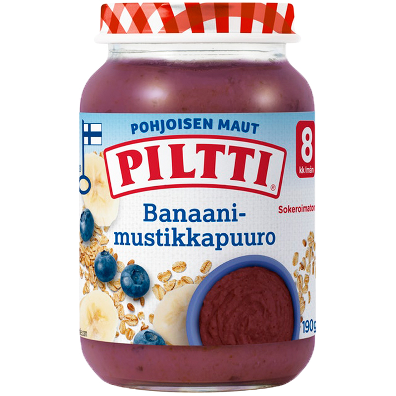 Banaani-mustikkapuuro - 28% alennus
