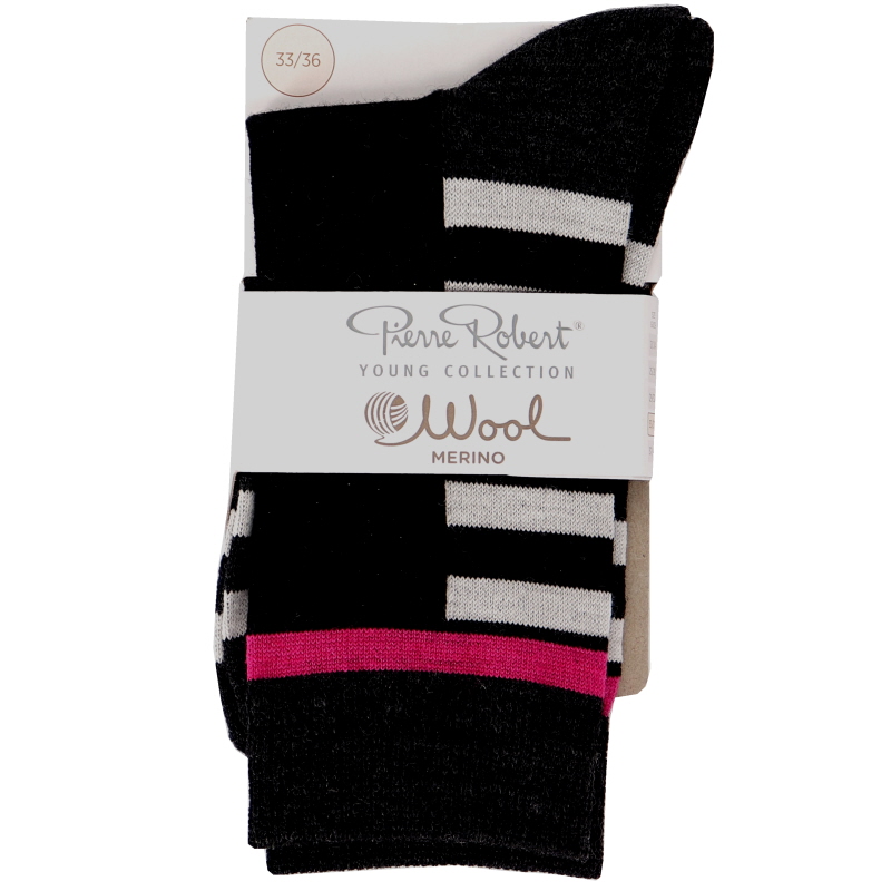 Merinovillasukat Charcoal 33-36 - 88% alennus