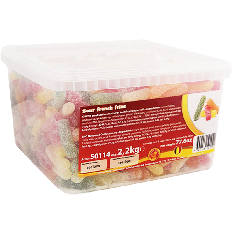 Makeislaatikko "Sour French Fries" 2,2kg - 50% alennus