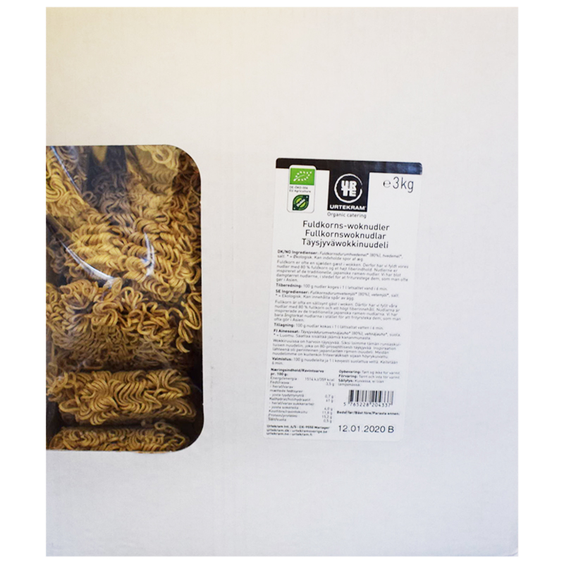 Luomu Täysjyvänuudelit 3kg - 55% alennus