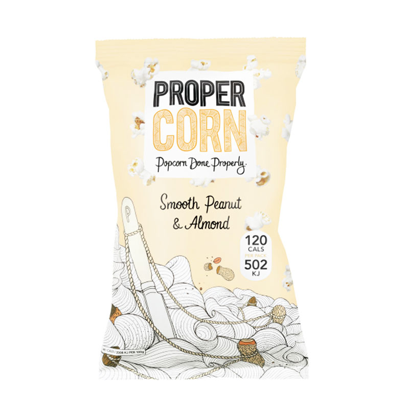 Popcorn "Smooth Peanut & Almond" 25g - 67% alennus